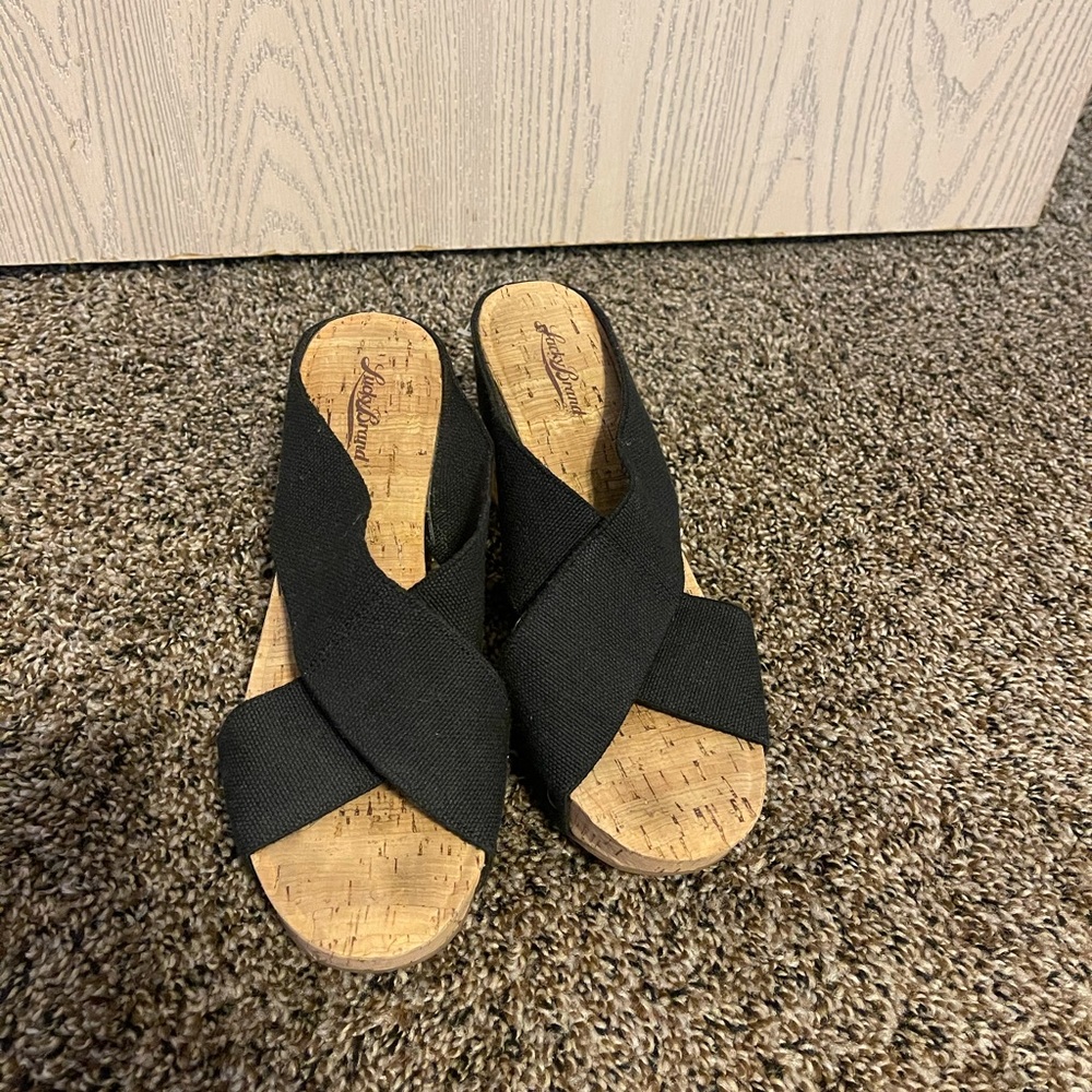 Lucky Brand Wedge Sandals size 9.5